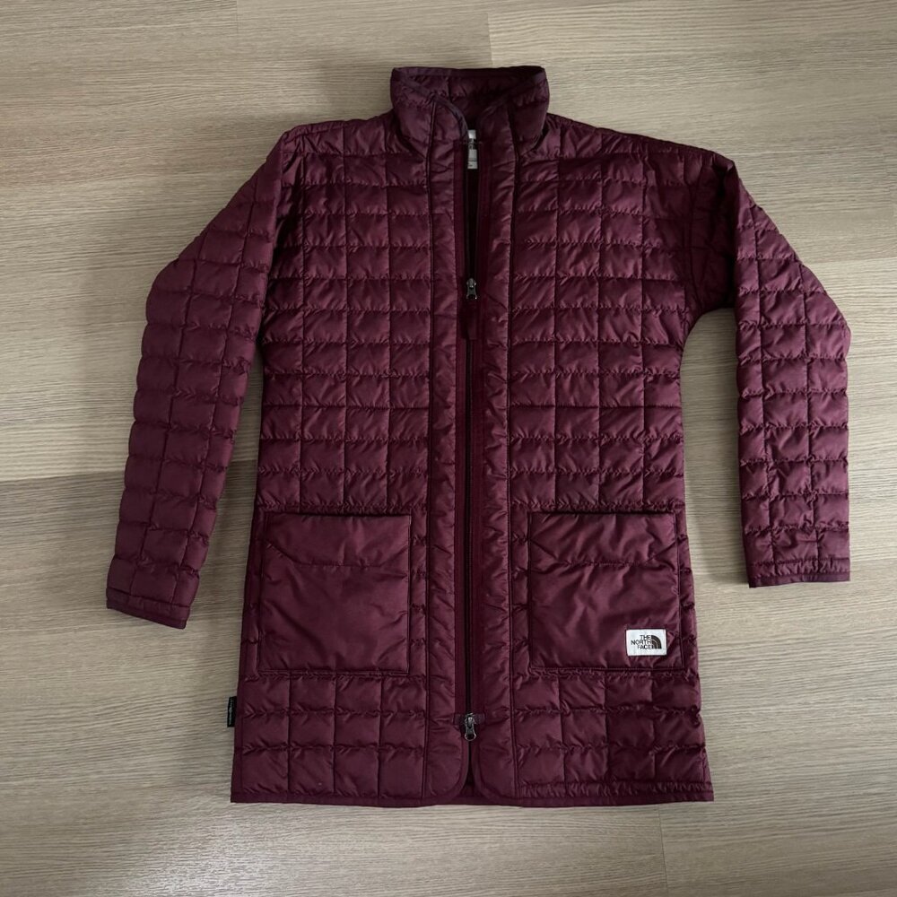 The North Face Women's ThermoBall Eco Long Lightweight Puffer Jacket Size Small - Picture 3 of 10